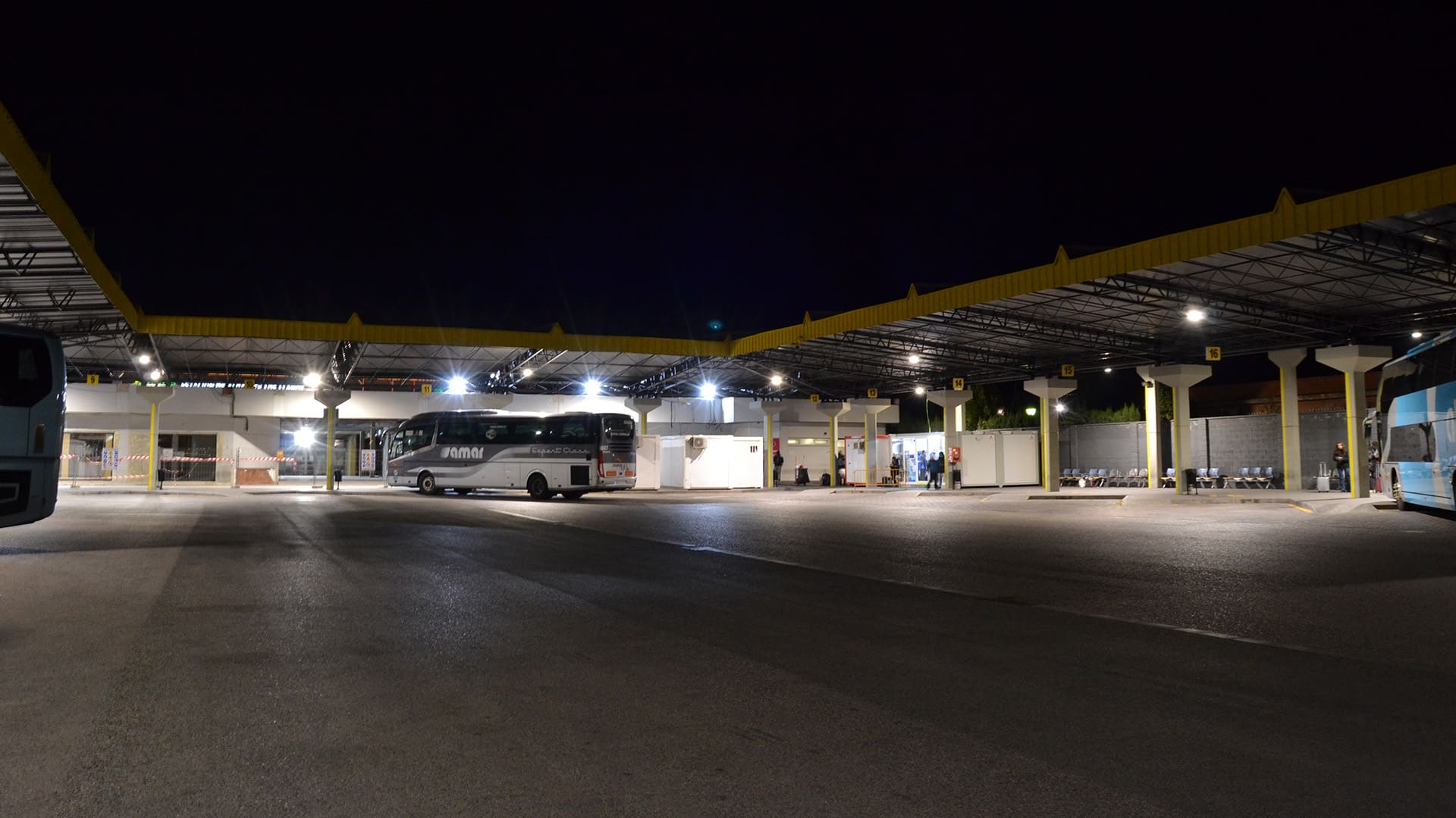 Estación de Autobuses de Albacete. JR Instalaciones Eléctricas & JISO Iluminación